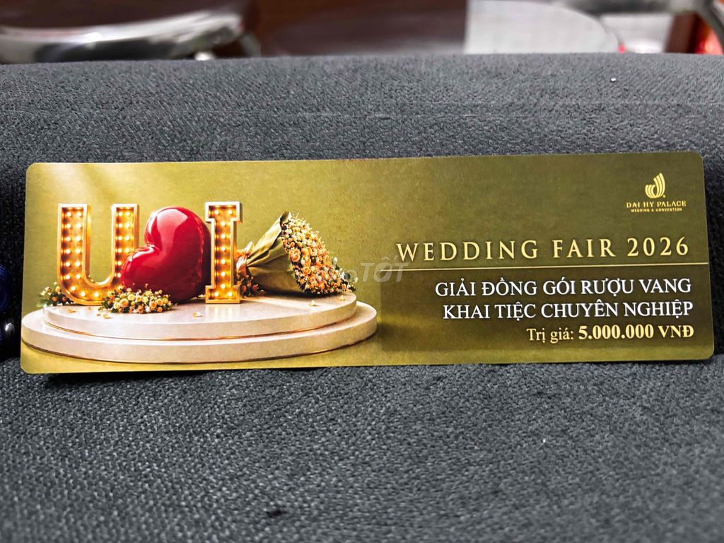 VOUCHER dịch vụ cưới Dai Hy Palace. Dịch vụ tại Quận 6 Tp Hồ Chí Minh được đăng bởi Khả Thy hình 1