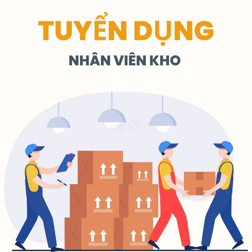 Tuyển Nhân Viên Kho, Đóng Gói Hàng Hóa