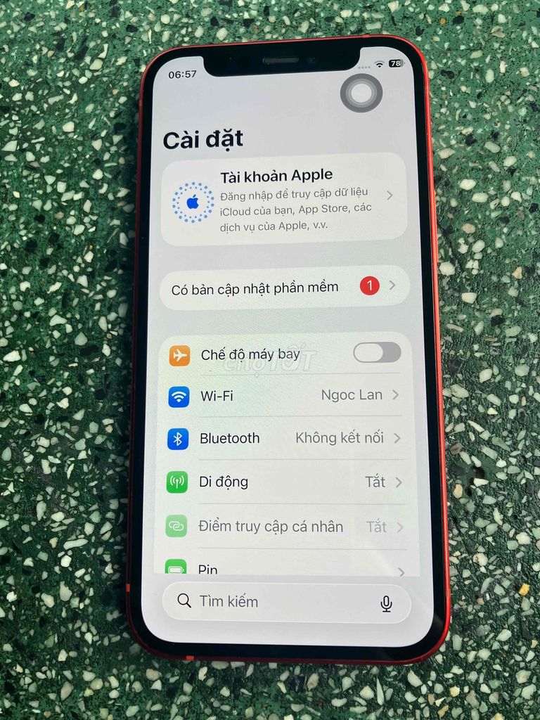 iPhone 12 mini 64GB quốc tế ios 26.3.1. Mua bán Điện thoại tại Thị xã Tân Uyên Bình Dương được đăng bởi ABC hình 1