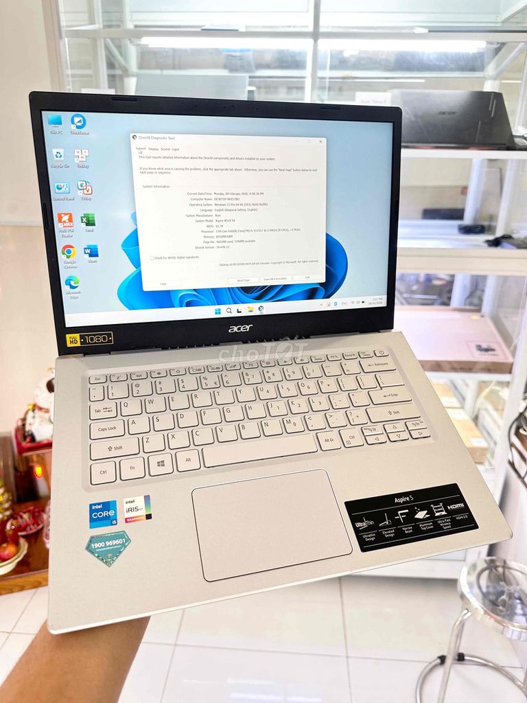 Acer Aspire A514-54 i5-1135G7 14 inch 8GB/512GB. Mua bán Laptop tại Thành phố Nha Trang Khánh Hòa được đăng bởi Toàn hình 1