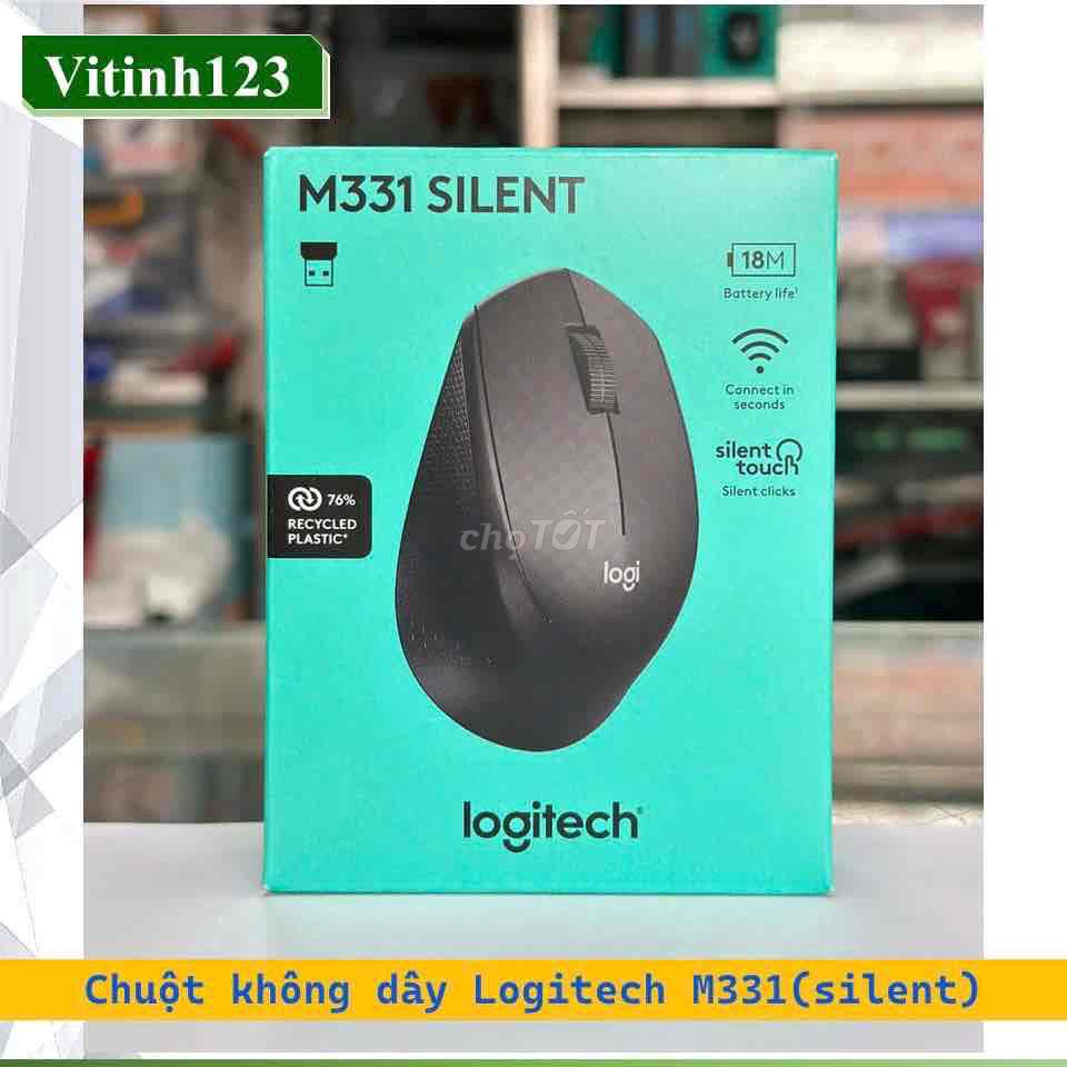 Chuột Logitech M331 Silent Đen. Mua bán Phụ kiện (Màn hình, Chuột...) tại Thành phố Biên Hòa Đồng Nai được đăng bởi khang nguyen hình 1