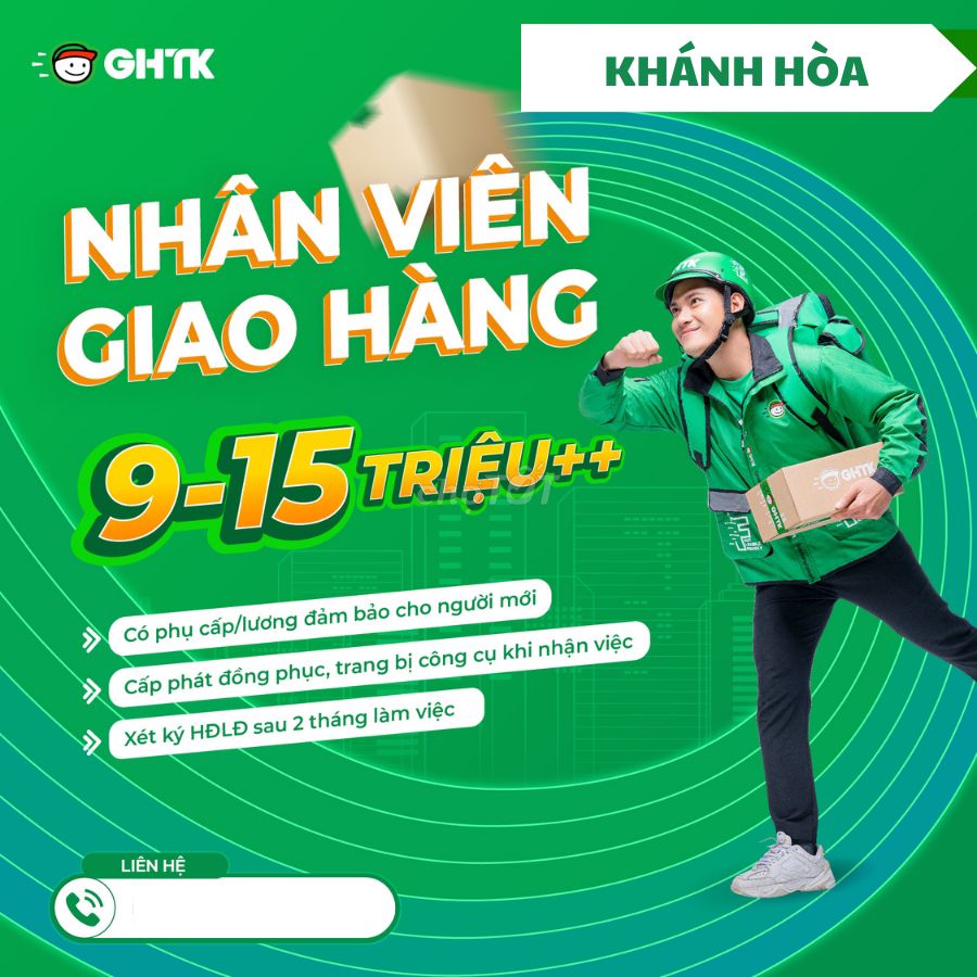 🔥 SĂN VIỆC ĐẦU NĂM LÀM SHIPPER HẤP DẪN Ở GHTK