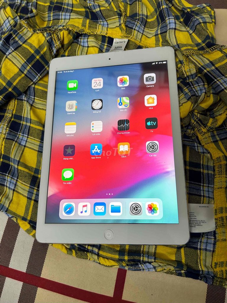 ipad Air wifi+ 4G 16gb trắng pin thay mới