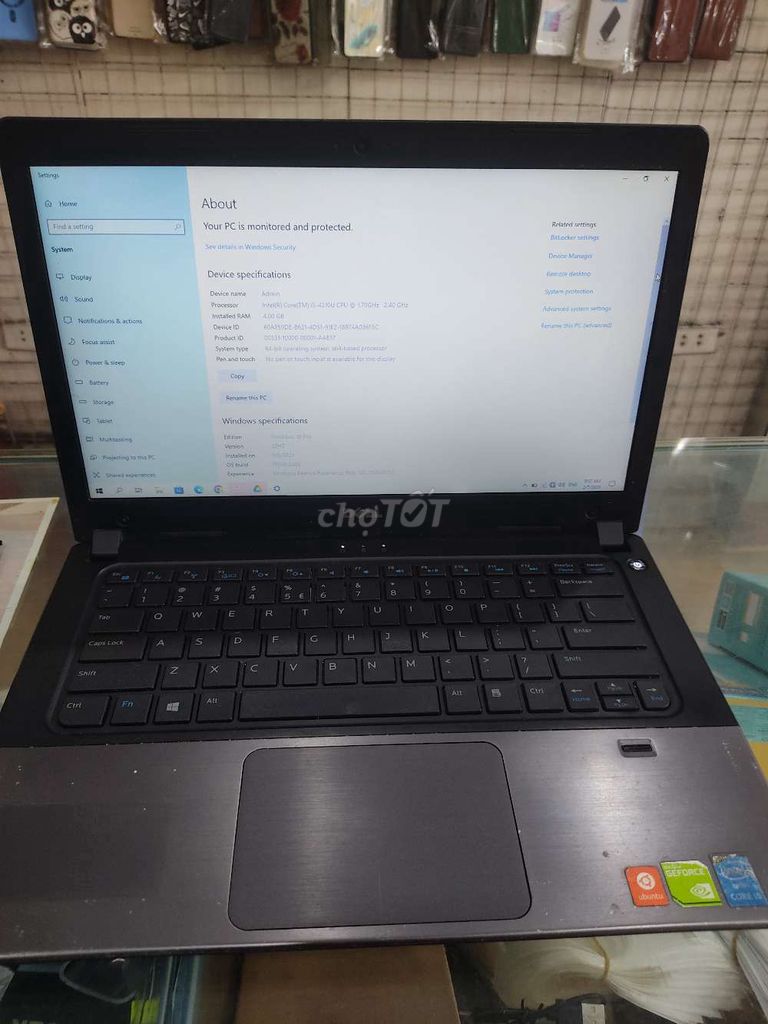 Dell Vostr***0U Xám Đã sử dụng. Mua bán Laptop tại Quận Cầu Giấy Hà Nội được đăng bởi thuy  hình 1