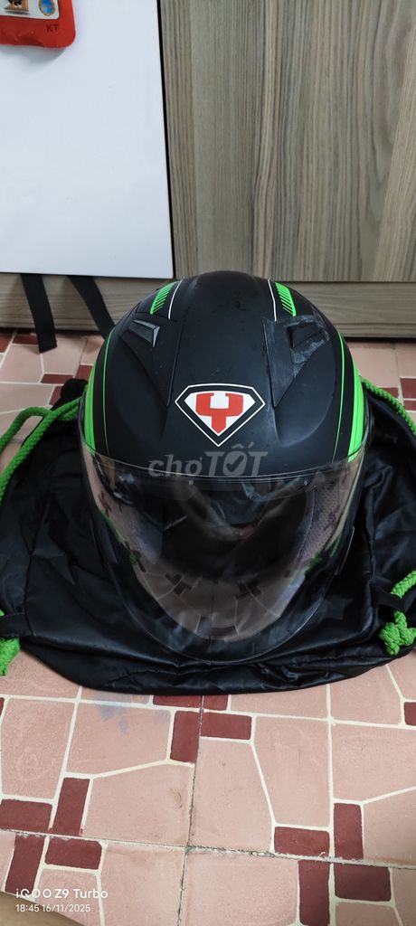 Muốn Pass Nón 3/4 YOHE màu xanh đen. Mua bán Phụ tùng xe tại Quận 1 Tp Hồ Chí Minh được đăng bởi Pippihuhu hình 2