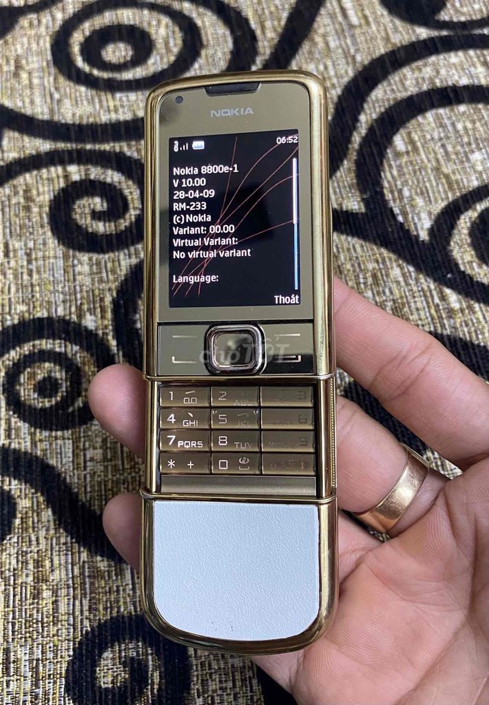 Nokia 8800E Gold Main 4Gb Zin full đẹp