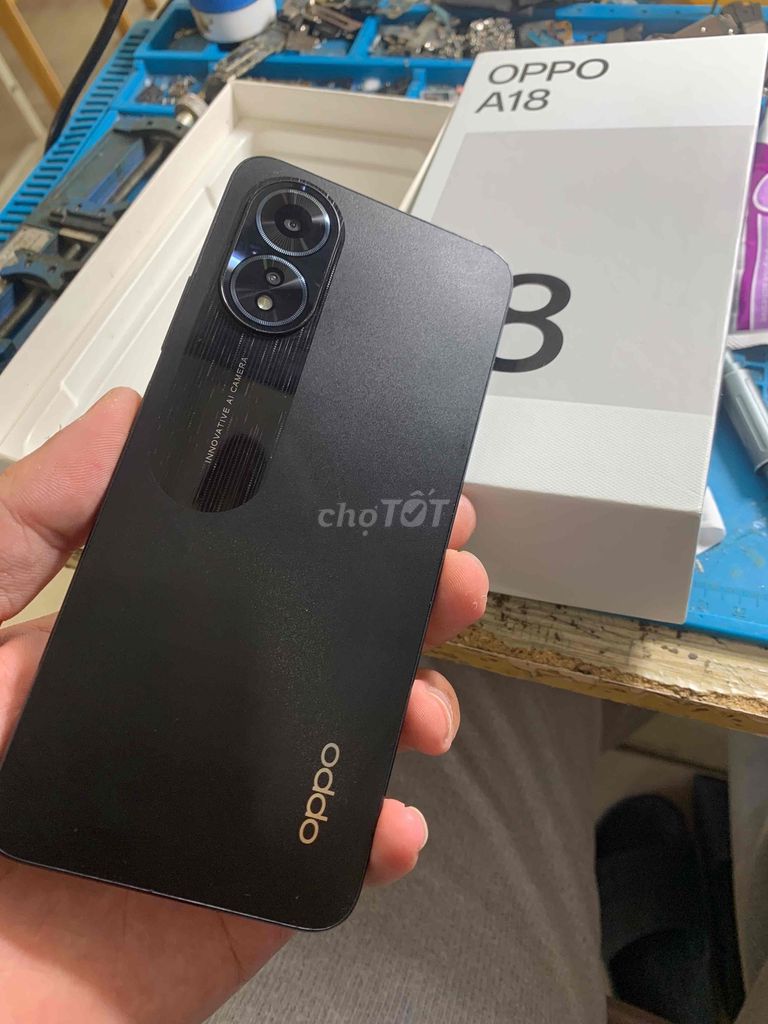 Oppo A18 128GB Đen. Mua bán Điện thoại tại Quận 6 Tp Hồ Chí Minh được đăng bởi Nguyễn Kiệt hình 1