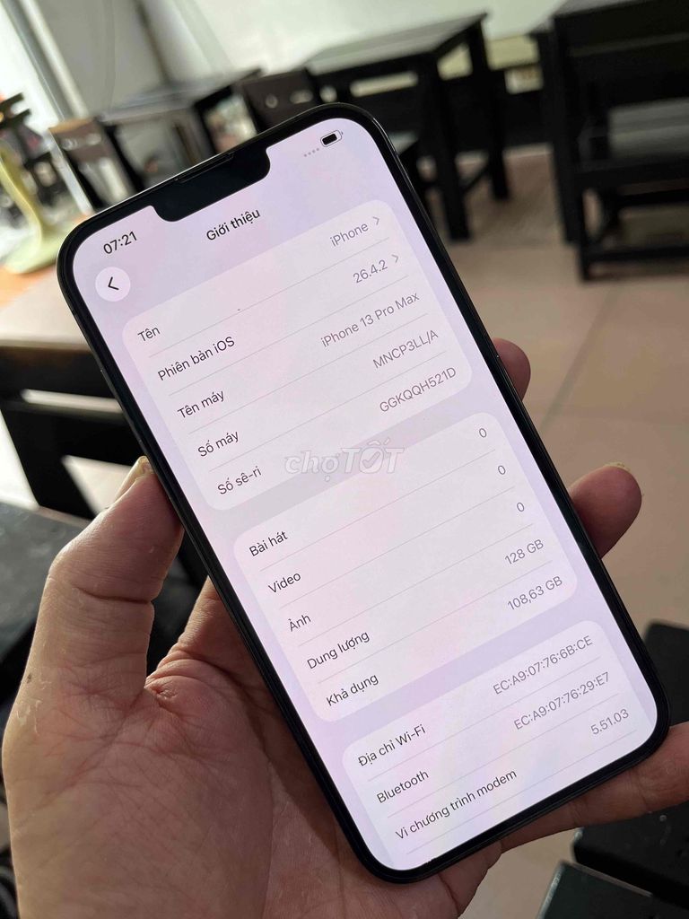 Apple iPhone 13 Pro Max 128GB Xanh. Mua bán Điện thoại tại Quận Bình Tân Tp Hồ Chí Minh được đăng bởi nguyễn sang  hình 1