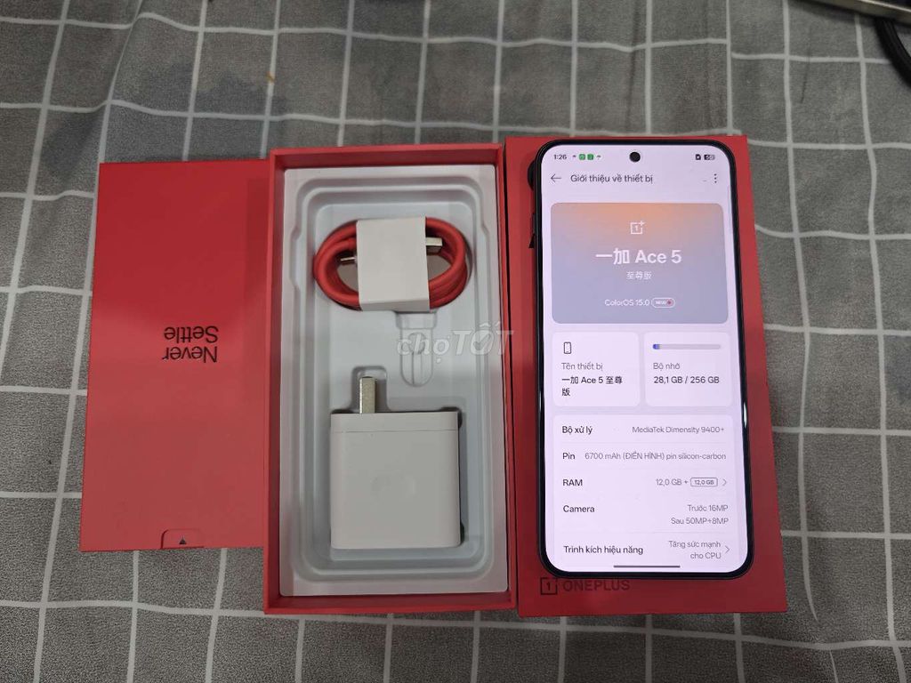 OnePlus Ace 5 Ultra 12GB/256GB. Mua bán Điện thoại tại Quận Hai Bà Trưng Hà Nội được đăng bởi PIN MOBILE hình 1