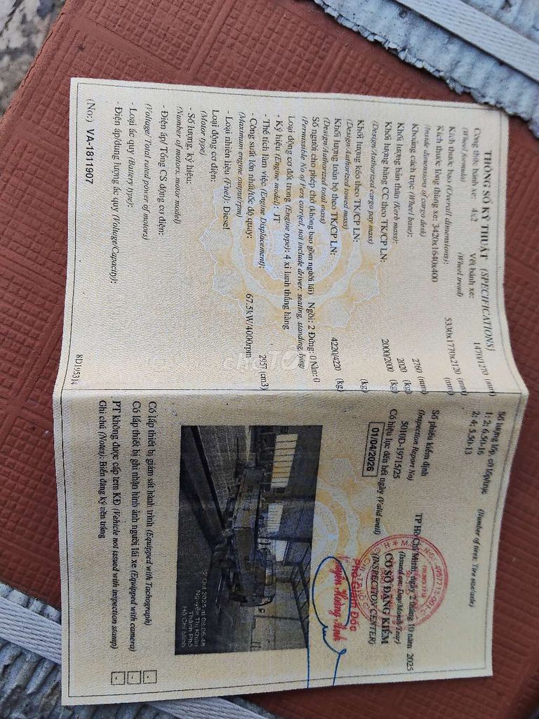 Bán kia 2t thùng lửng SX 203 xe zin mới kiểm. Mua bán Xe tải, xe ben tại Huyện Củ Chi Tp Hồ Chí Minh được đăng bởi hainguyen hình 4