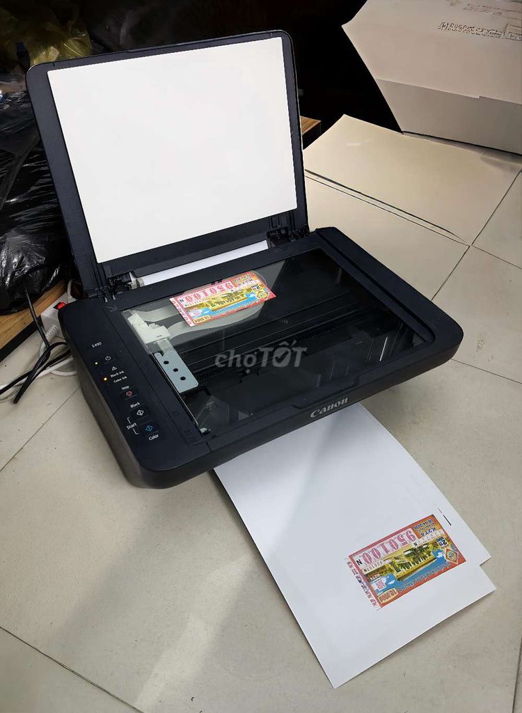 Máy in màu đa năng Canon E410. Mua bán Đồ dùng văn phòng tại Quận 10 Tp Hồ Chí Minh được đăng bởi Việt Máy in hình 1