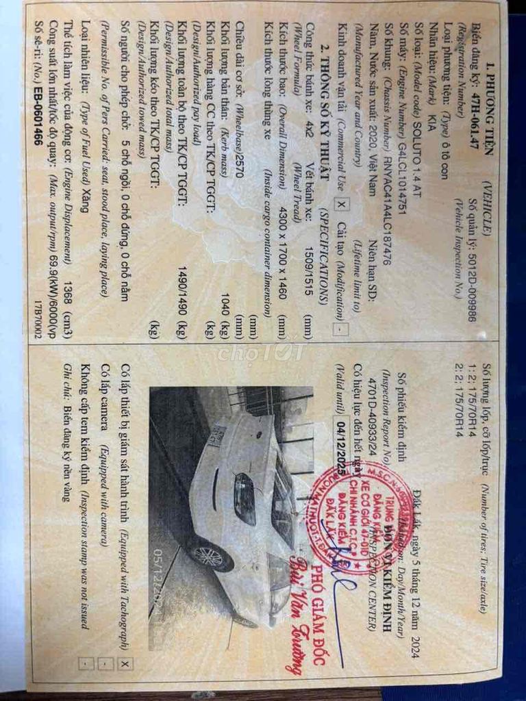 Kia Soluto 2020 1.4 AT Deluxe - 100000 km. Mua bán Ô tô tại Thành phố Buôn Ma Thuột Đắk Lắk được đăng bởi mai trung hình 13