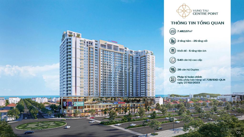 8 suất ưu đãi NB Vũng Tàu Centre Point,chỉ 20% nhận nhà căn 2PN và 3PN