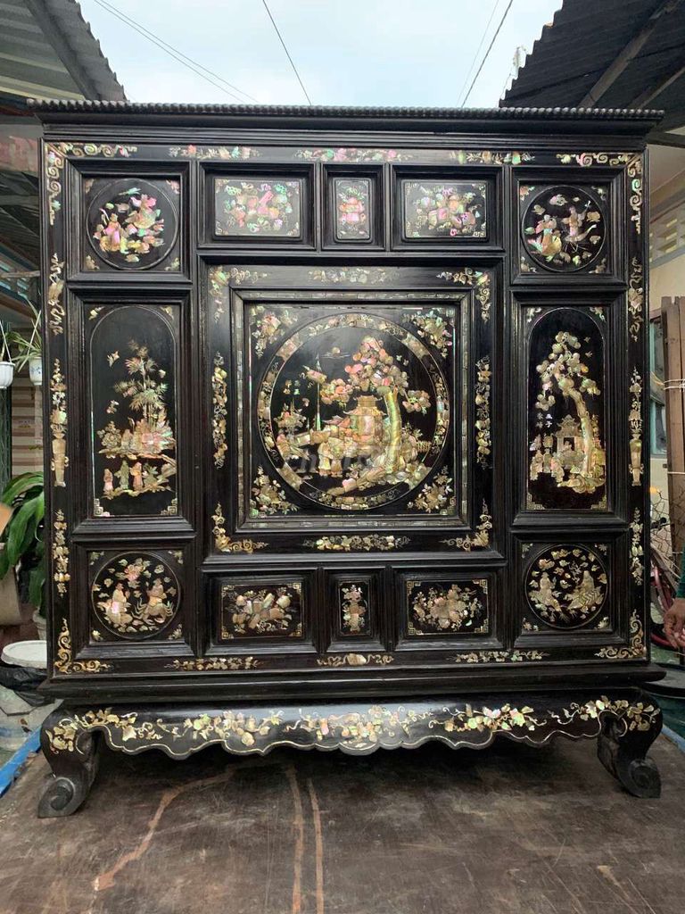 Tủ cổ Gỗ Đen Sa Đéc. Mua bán Tủ, kệ gia đình tại Thành phố Sa Đéc Đồng Tháp được đăng bởi Phương  hình 1