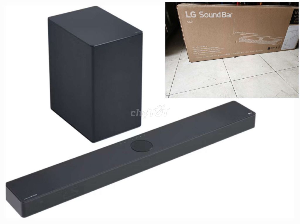 Soundbar 3.1.3 LG SC9S 400W MỚI 💯% NGUYÊN THÙNG👍