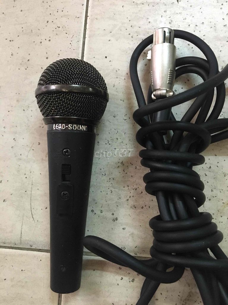 Microphone Lead-Sound Kim loại Đen Nhật Bản. Mua bán Tivi, Âm thanh tại Quận 6 Tp Hồ Chí Minh được đăng bởi đạt  hình 1