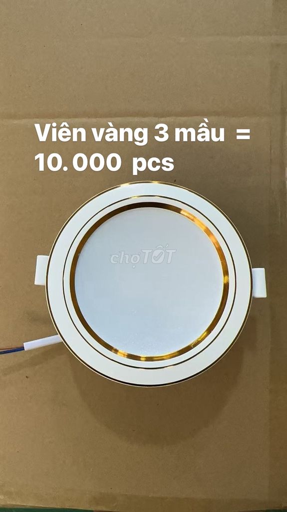 Đèn LED âm trần 9W Trắng Vàng Bạc. Mua bán Đèn tại Quận Thanh Xuân Hà Nội được đăng bởi lê văn tùng hình 1
