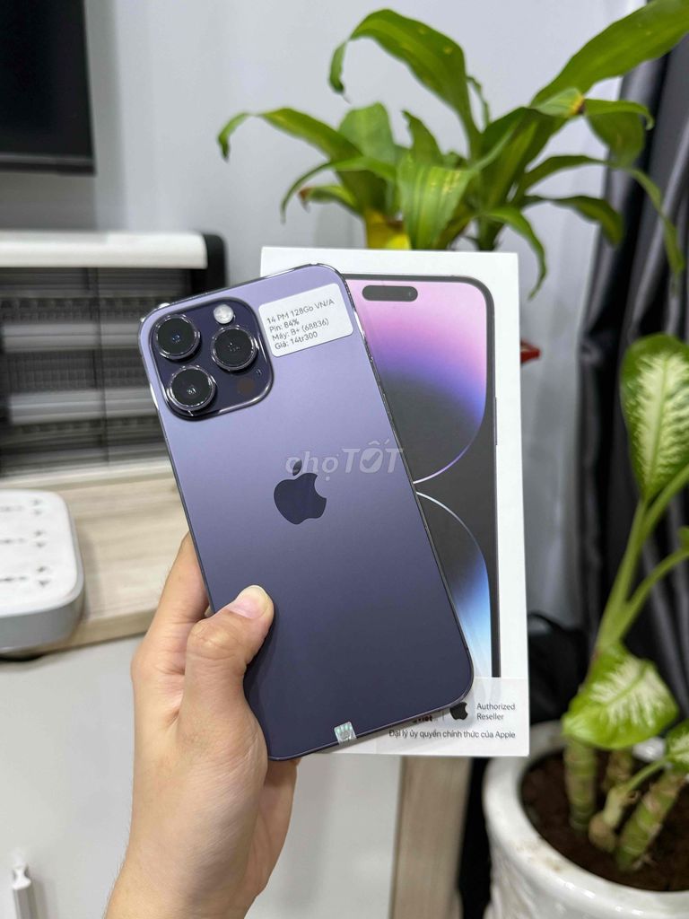 iPhone 14 Pro Max 128GB Tím VN/A đẹp 98.5%. Mua bán Điện thoại tại Huyện Hóc Môn Tp Hồ Chí Minh được đăng bởi Luân Hoài hình 1