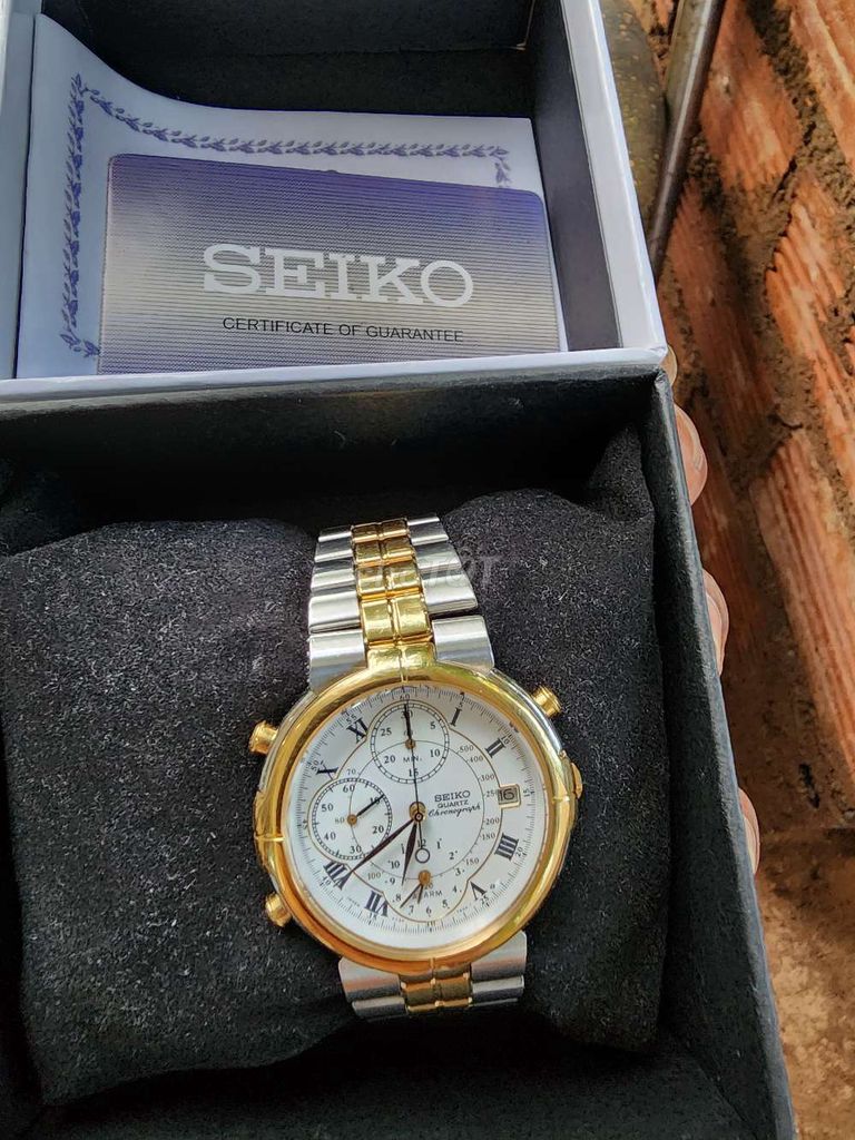 Đồng hồ Seiko Nam Thép không gỉ. Mua bán Đồng hồ tại Huyện Đất Đỏ Bà Rịa - Vũng Tàu được đăng bởi Nguyễn duy học hình 1