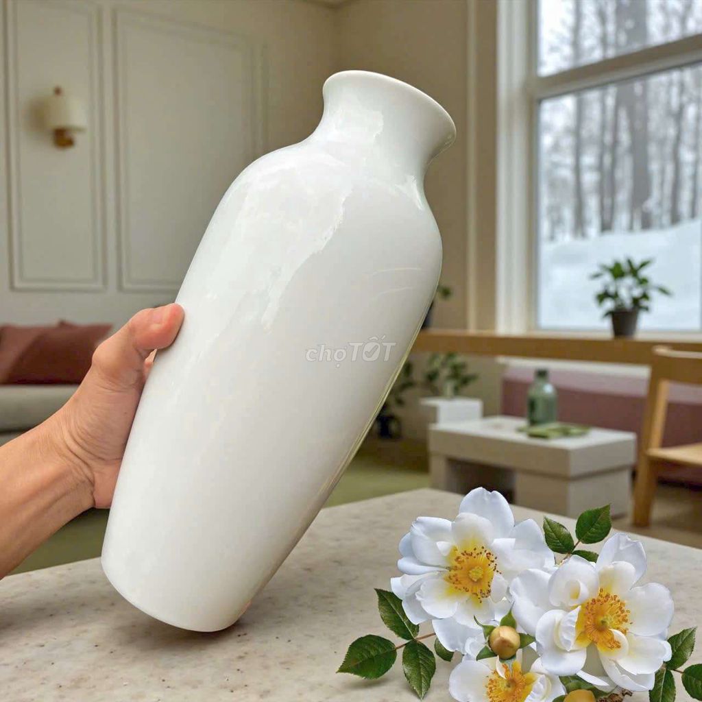 Bình hoa Gốm sứ Bát Tràng. Mua bán Cây cảnh, đồ trang trí tại Quận 7 Tp Hồ Chí Minh được đăng bởi thuy an hình 1