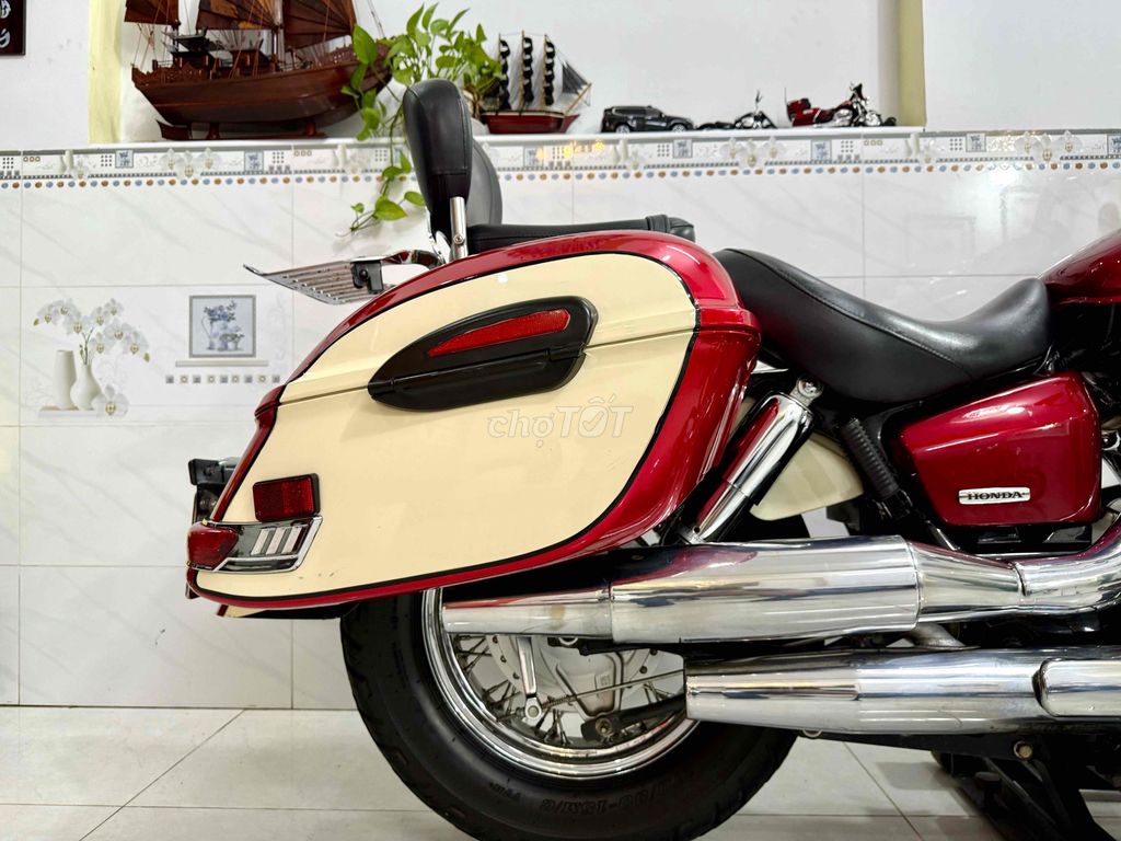 Honda Shadow Aero 750cc 2008 Đỏ kem. Mua bán Xe máy tại Huyện Bình Chánh Tp Hồ Chí Minh được đăng bởi Đặng Minh Khang hình 14