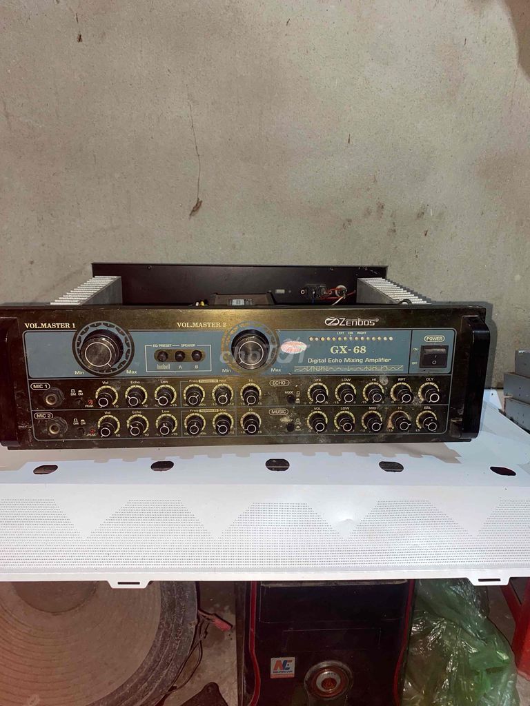 Amply Zenbos GX-68 M50195P Đen. Mua bán Tivi, Âm thanh tại Huyện Chơn Thành Bình Phước được đăng bởi rau cải hình 1