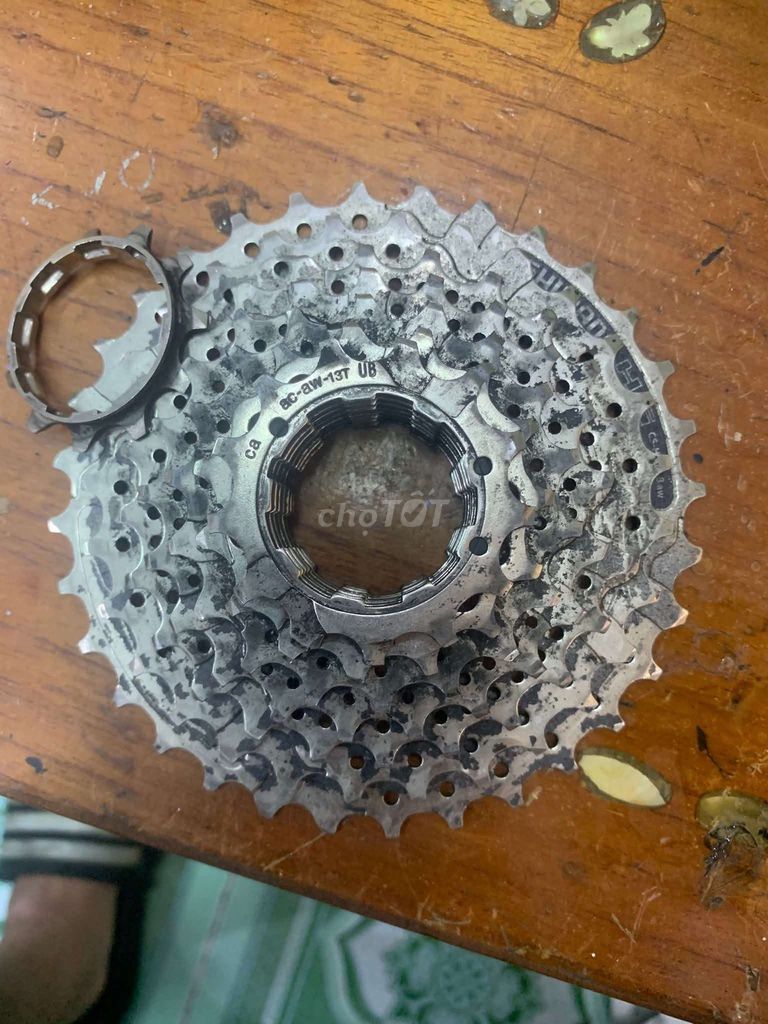 Ngàm thắng + líp thả 8 tầng shimano. Mua bán Phụ tùng xe tại Thành phố Vũng Tàu Bà Rịa - Vũng Tàu được đăng bởi Giày Hiệu chính hãng  hình 1