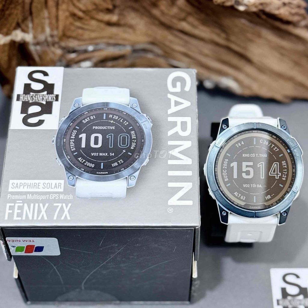 GARMIN FENIX 7X SAPPHIRE SOLAR CHÍNH HÃNG FULLBOX