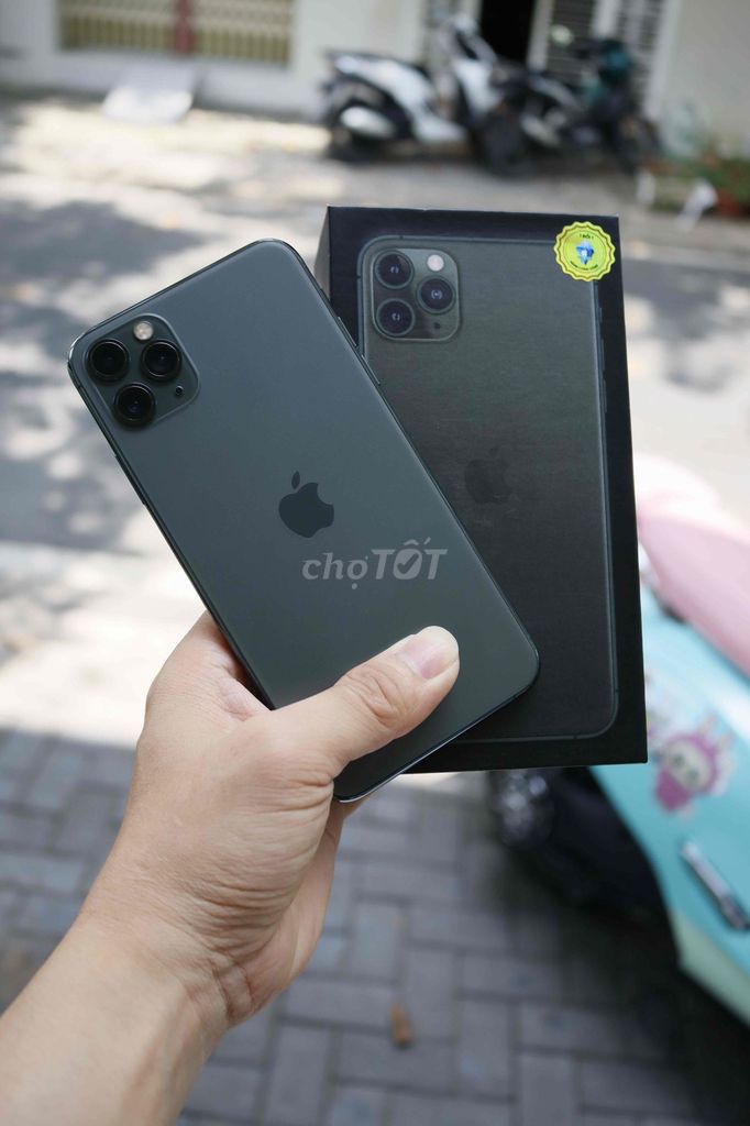 Apple iPhone 11 Pro Max 512GB Xanh rêu 99%. Mua bán Điện thoại tại Thành phố Long Xuyên An Giang được đăng bởi Băng Apple  chuyên iphone hình 1