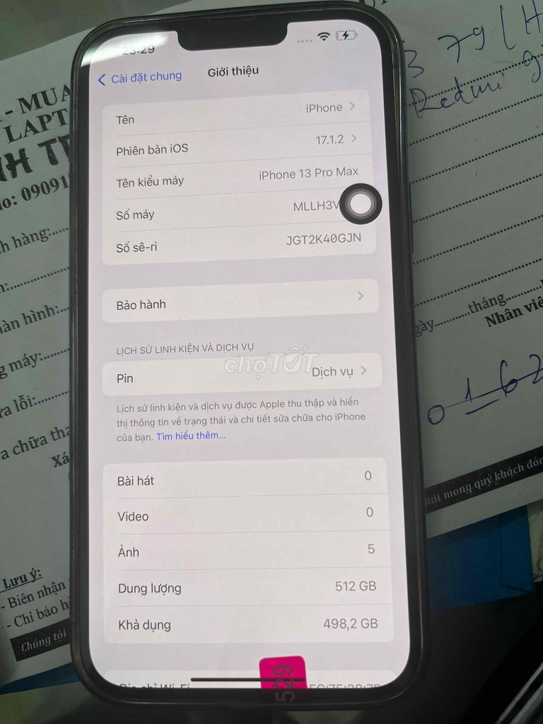 iPhone 13promax 512g. Mua bán Điện thoại tại Quận Bình Thạnh Tp Hồ Chí Minh được đăng bởi Ngọc Như Quang hình 1