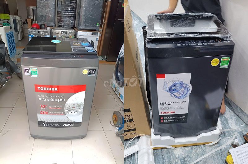 Máy giặt Toshiba 8kg cửa trên. Mua bán Máy giặt tại Huyện Nhà Bè Tp Hồ Chí Minh được đăng bởi HIỀN ĐIỆN MÁY TRẢ GÓP  hình 1