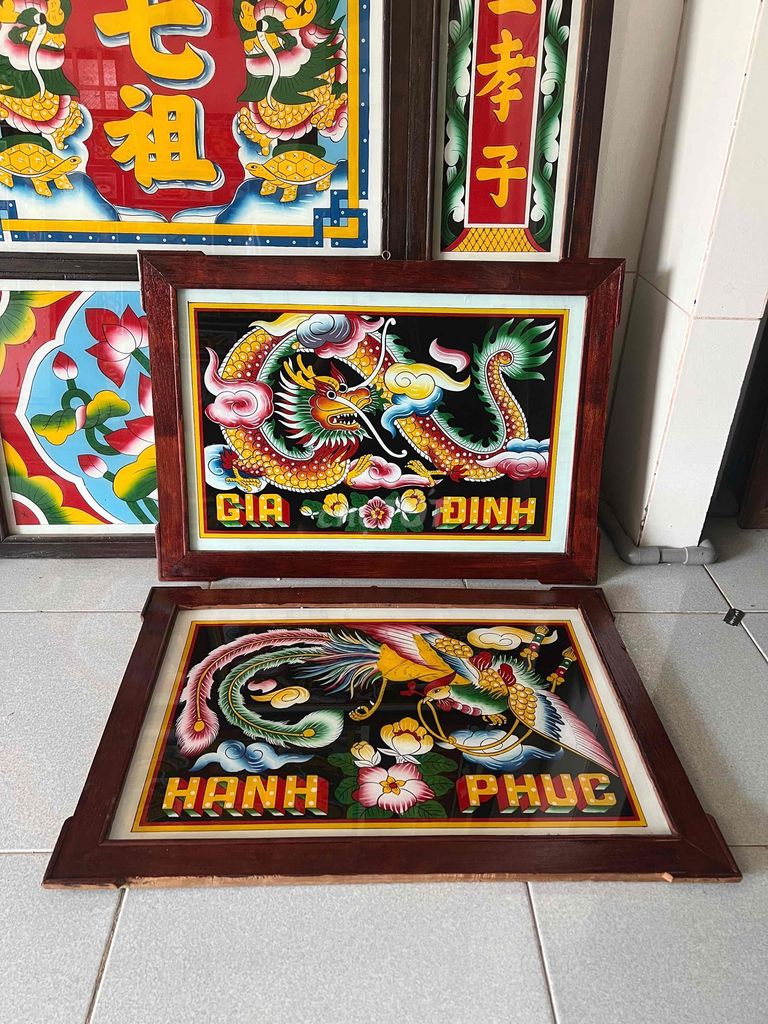 Tranh trang trí Rồng Phụng. Mua bán Đồ sưu tầm, đồ cổ tại Huyện Chợ Mới An Giang được đăng bởi Phạm Phúc Long hình 1
