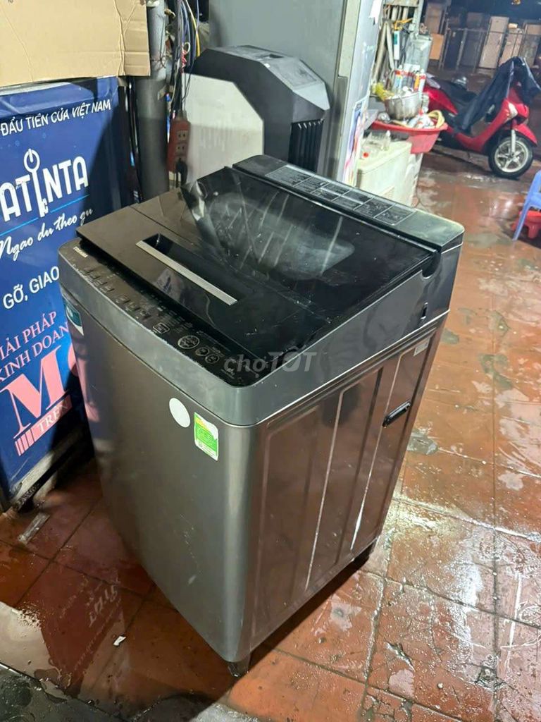 Máy giặt Toshiba 10kg Inverter Xám. Mua bán Máy giặt tại Quận 7 Tp Hồ Chí Minh được đăng bởi Điện Lạnh Giá Tốt hình 1