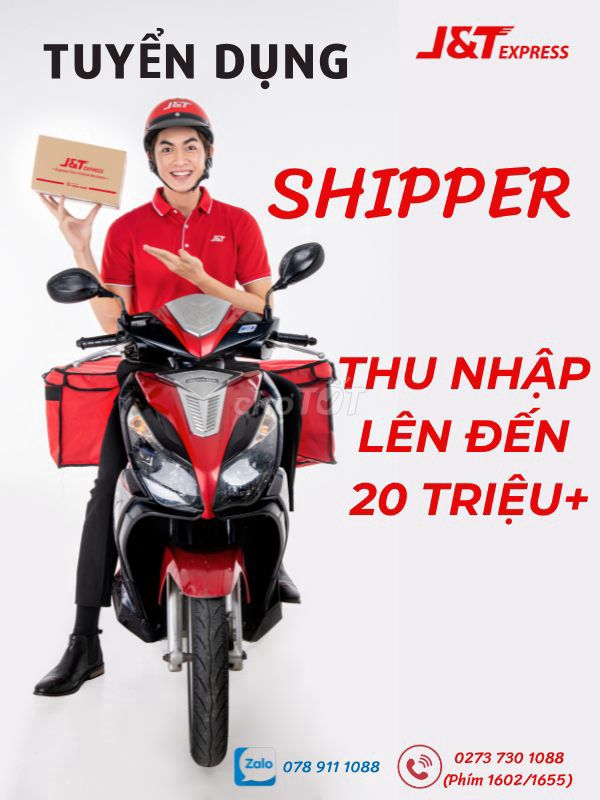 Cần 10 Shipper Tại Xã Hoà Phú – Long Hồ