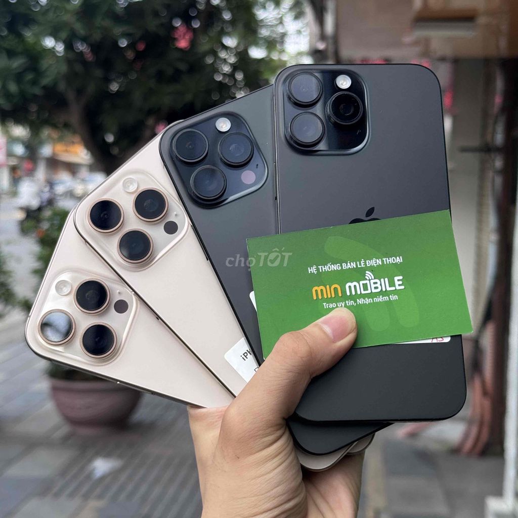 🌟 iPhone 16 Pro Max 256GB Zin Nguyên Áp | Trả Góp. Mua bán Điện thoại tại Quận Ngô Quyền Hải Phòng được đăng bởi minmobile HP hình 1