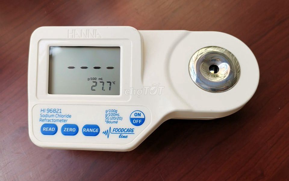 Máy đo độ mặn HANNA HI96821 Trắng. Mua bán Đồ chuyên dụng, Giống nuôi trồng tại Quận Hai Bà Trưng Hà Nội được đăng bởi DUYKHANH5445 hình 1