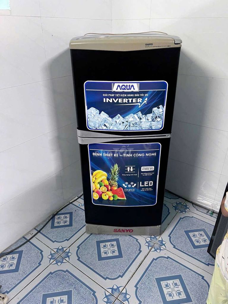 Tủ lạnh Sanyo 130lit không đóng tuyết. Mua bán Tủ lạnh tại Huyện Hóc Môn Tp Hồ Chí Minh được đăng bởi Phương Mai hình 1