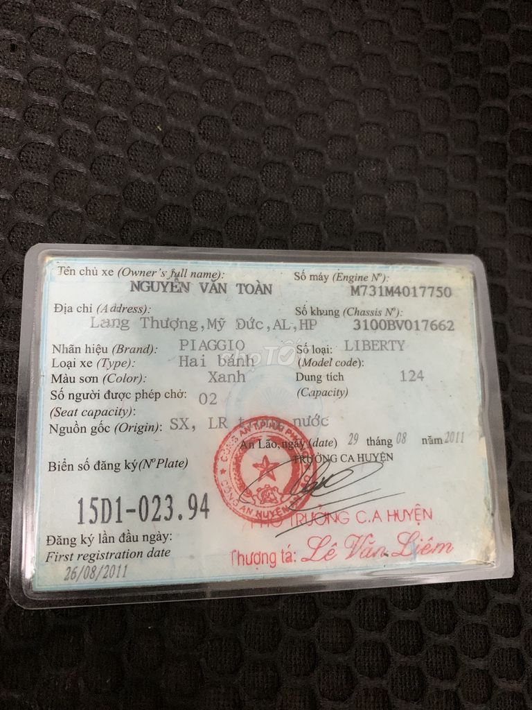 Bán xe liberty nguyên bản xe việt nam. Mua bán Xe máy tại Quận Hải An Hải Phòng được đăng bởi Nguyễn Cương hình 4