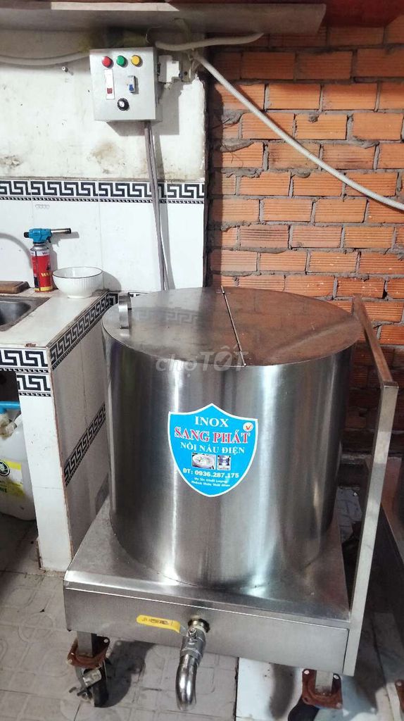 Nồi nấu điện Sáng Phát Inox Bạc. Mua bán Bếp, lò, đồ điện nhà bếp tại Huyện Nhà Bè Tp Hồ Chí Minh được đăng bởi Dũng hình 1