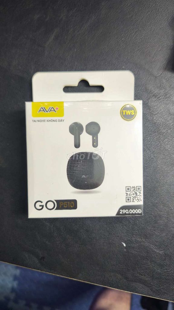 AVA+ GO P510 Tai nghe không dây TWS Đen. Mua bán Tivi, Âm thanh tại Quận Hoàng Mai Hà Nội được đăng bởi Trần Văn Tú hình 1