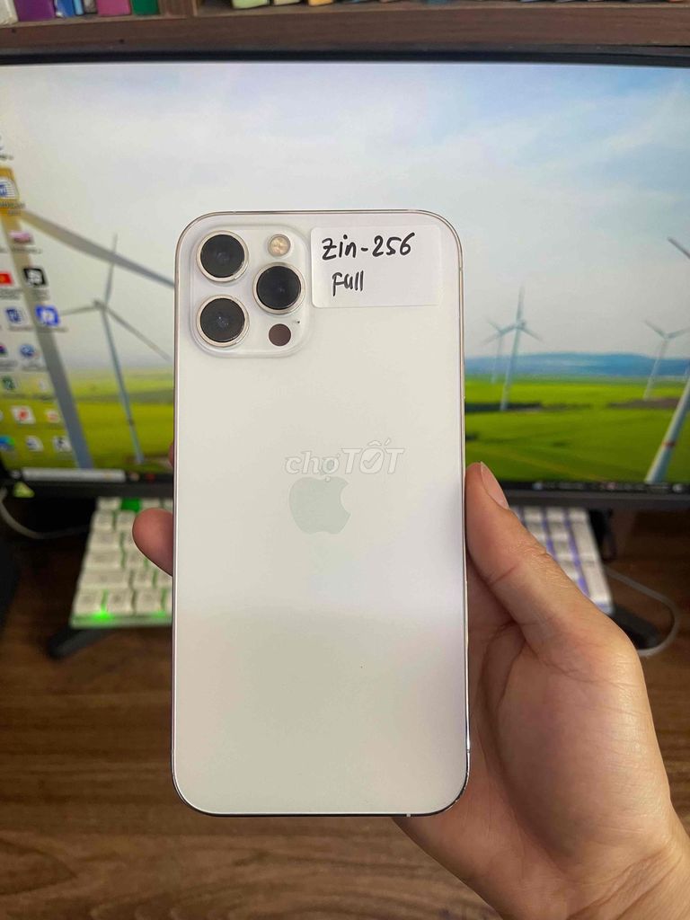 12 Pro Max 256GB Trắng  Zin All, Full chức năng. Mua bán Điện thoại tại Quận Lê Chân Hải Phòng được đăng bởi Huy Tưởng Mobile hình 1