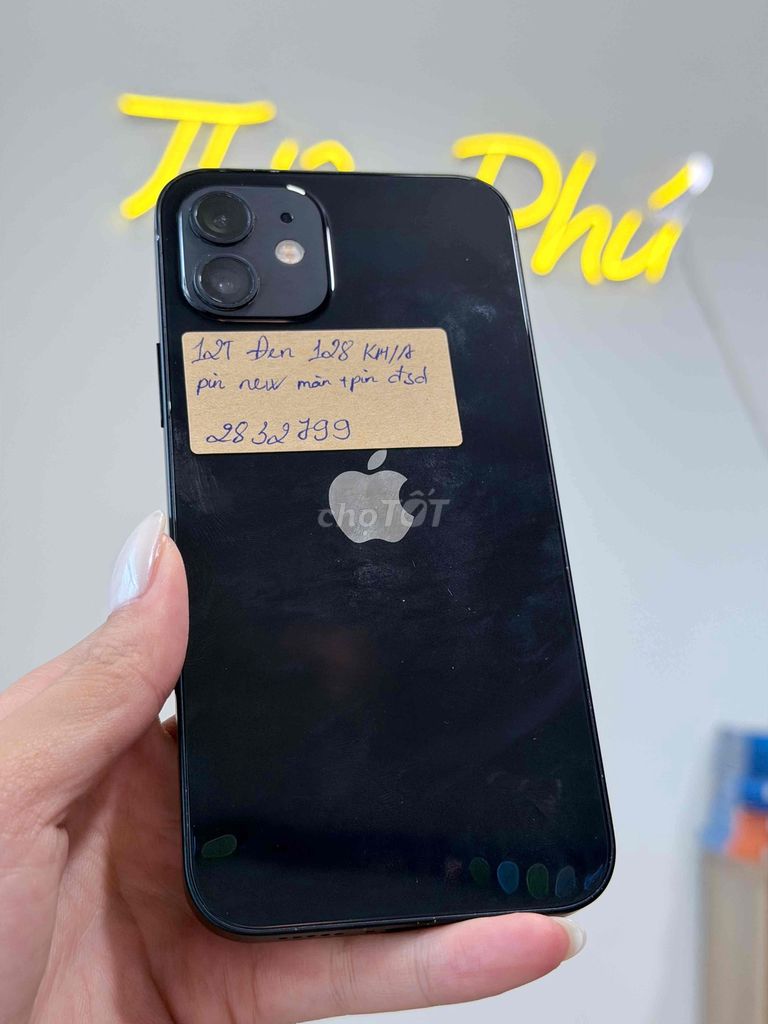 iPhone 12T 256GB Đen Zin Full CN Pin New. Mua bán Điện thoại tại Quận Thanh Khê Đà Nẵng được đăng bởi Thiên phú  hình 1