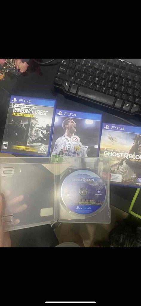 4 đĩa game ps4 như hình