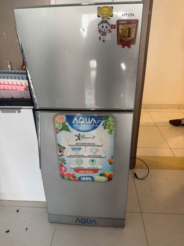 Tủ lạnh Aqua 180L Bạc. Mua bán Tủ lạnh tại Thành phố Thủ Đức Tp Hồ Chí Minh được đăng bởi Hiển Phạm hình 1