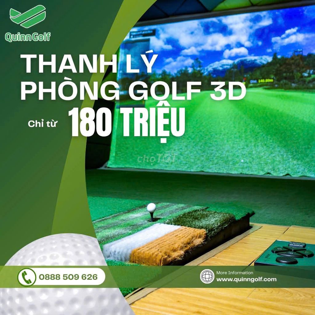 Phòng golf 3D Mô phỏng 100 sân golf Like new. Mua bán Đồ thể thao, Dã ngoại tại Huyện Hoài Đức Hà Nội được đăng bởi Nguyễn Thị Thìn hình 1