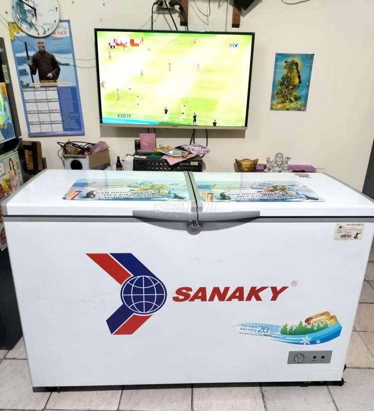 Tủ đông Sanaky 310lít một ngăn đông suốt