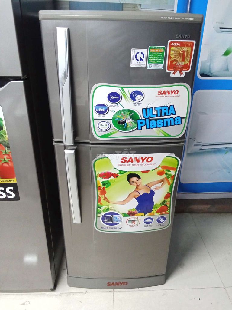 Tủ lạnh Sanyo 180 lít . Mua bán Tủ lạnh tại Huyện Long Thành Đồng Nai được đăng bởi Điện Máy Thanh Lý hình 1