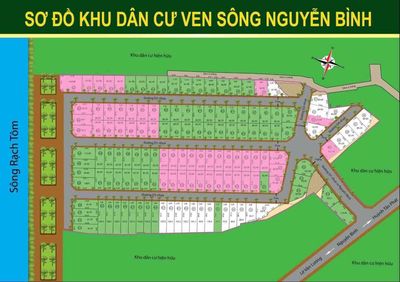 Đất thổ cư khu dân cư ven sông đường Nguyễn Bình