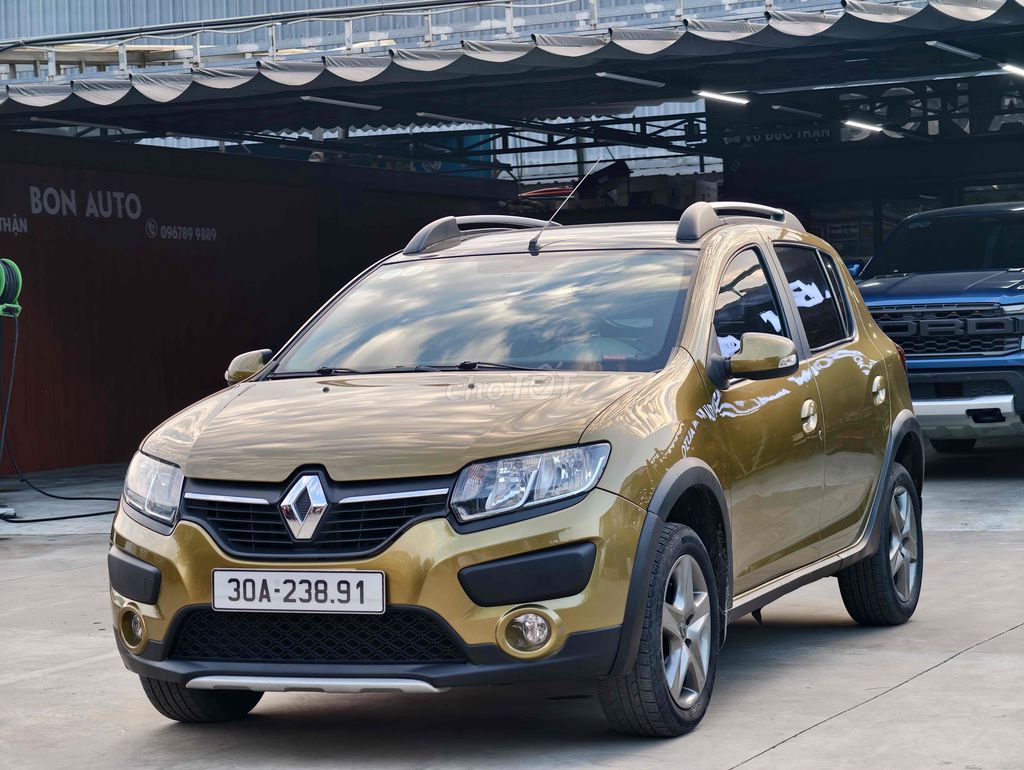 Reult Sandero 2016 màu vàng chanh. Mua bán Ô tô tại Quận Long Biên Hà Nội được đăng bởi BON AUTO hình 2