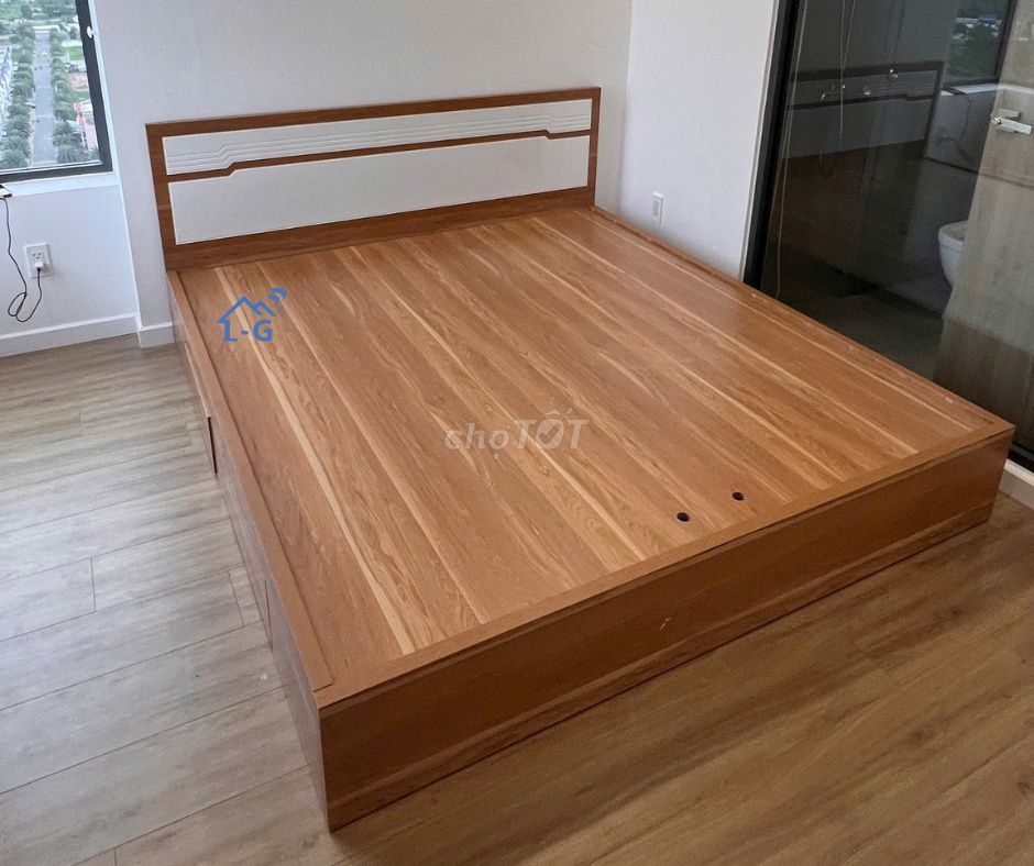GIƯỜNG GỖ MDF@GIƯỜNG GỖ~GIƯỜNG GỖ MDF*GIƯỜNG GỖ%^%. Mua bán Giường, chăn ga gối nệm tại Thành phố Thủ Đức Tp Hồ Chí Minh được đăng bởi Lâm Gia Decor hình 1